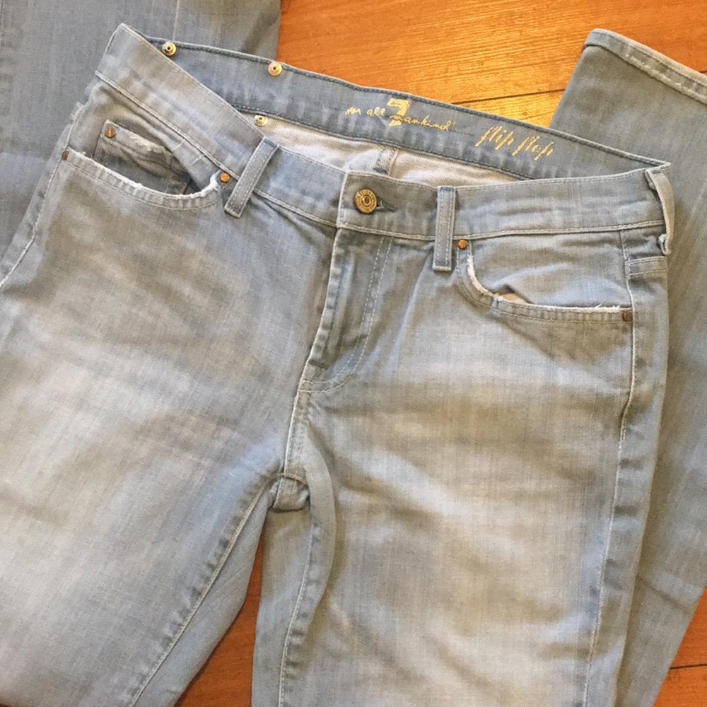 7 For All Mankind Jeans Flip Flop Size 29
